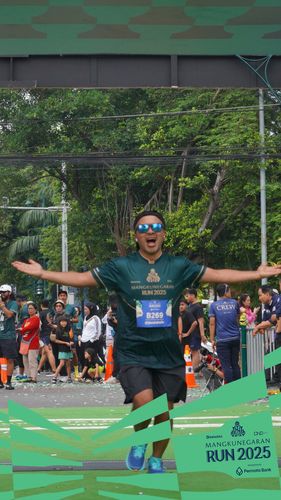 Race photo from Mangkunegaran Run 2025