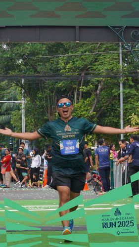 Race photo from Mangkunegaran Run 2025