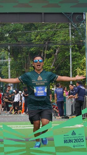 Race photo from Mangkunegaran Run 2025