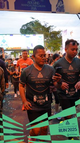 Race photo from Mangkunegaran Run 2025
