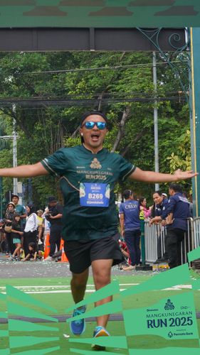 Race photo from Mangkunegaran Run 2025
