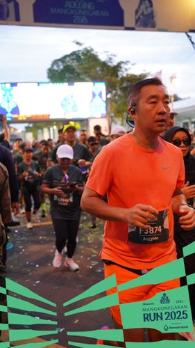 Race photo from Mangkunegaran Run 2025