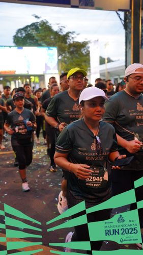 Race photo from Mangkunegaran Run 2025