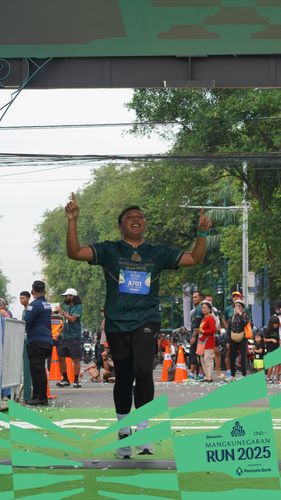 Race photo from Mangkunegaran Run 2025