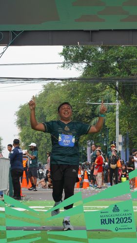 Race photo from Mangkunegaran Run 2025
