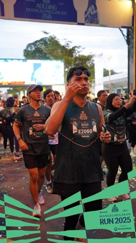 Race photo from Mangkunegaran Run 2025