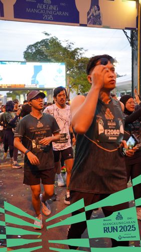 Race photo from Mangkunegaran Run 2025