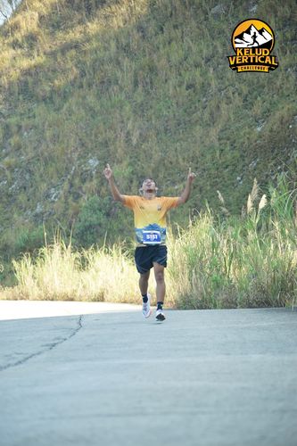 Race photo from Kelud Vertical Challenge 2024
