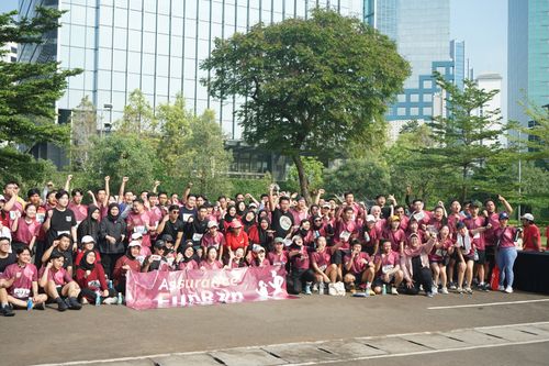 Race photo from Assurance Fun Run 2024