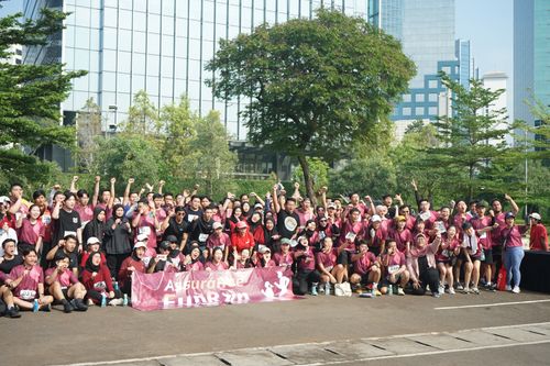Race photo from Assurance Fun Run 2024