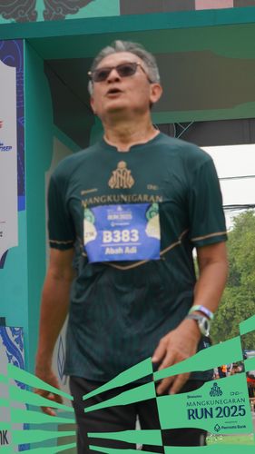 Race photo from Mangkunegaran Run 2025