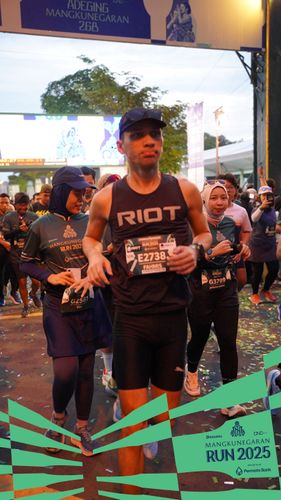 Race photo from Mangkunegaran Run 2025