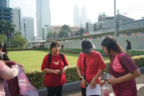 Race photo from Assurance Fun Run 2024