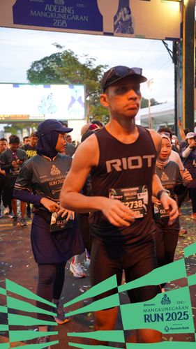Race photo from Mangkunegaran Run 2025