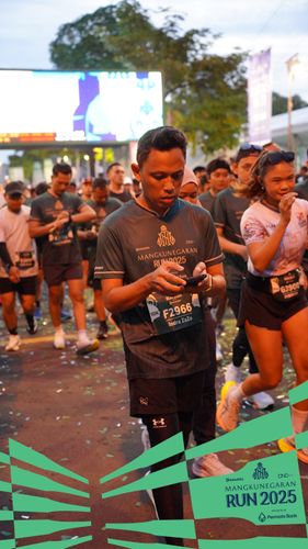 Race photo from Mangkunegaran Run 2025