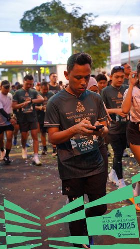 Race photo from Mangkunegaran Run 2025