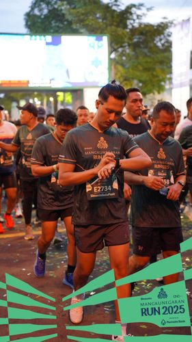 Race photo from Mangkunegaran Run 2025