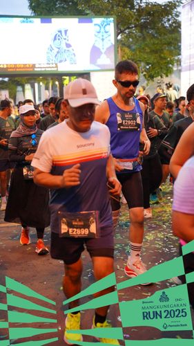 Race photo from Mangkunegaran Run 2025