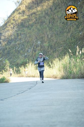 Race photo from Kelud Vertical Challenge 2024