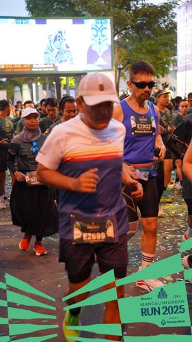 Race photo from Mangkunegaran Run 2025
