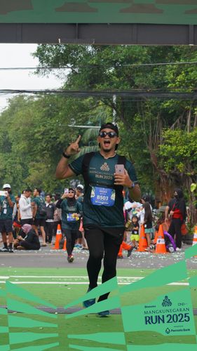 Race photo from Mangkunegaran Run 2025