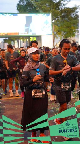 Race photo from Mangkunegaran Run 2025