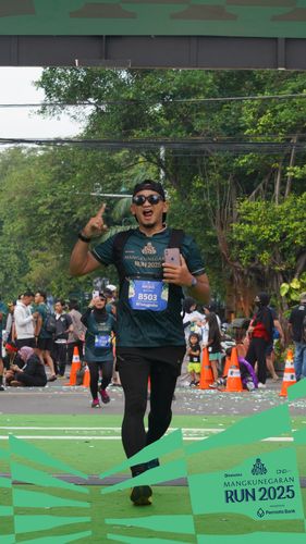 Race photo from Mangkunegaran Run 2025