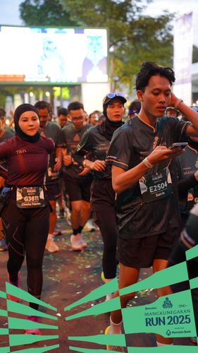 Race photo from Mangkunegaran Run 2025