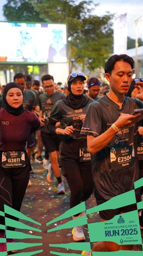 Race photo from Mangkunegaran Run 2025