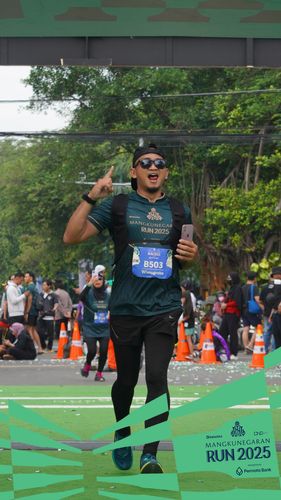 Race photo from Mangkunegaran Run 2025