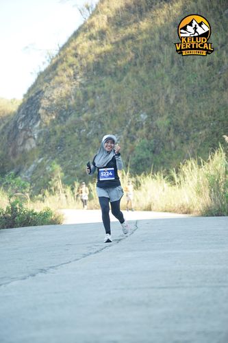 Race photo from Kelud Vertical Challenge 2024