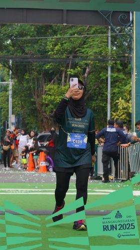 Race photo from Mangkunegaran Run 2025
