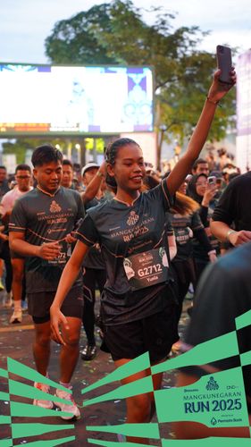 Race photo from Mangkunegaran Run 2025