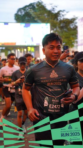 Race photo from Mangkunegaran Run 2025