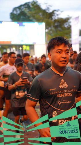 Race photo from Mangkunegaran Run 2025