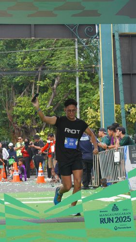 Race photo from Mangkunegaran Run 2025