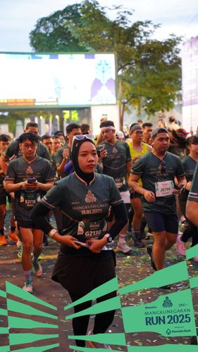 Race photo from Mangkunegaran Run 2025