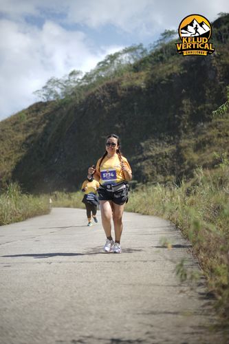 Race photo from Kelud Vertical Challenge 2024