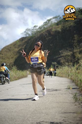 Race photo from Kelud Vertical Challenge 2024
