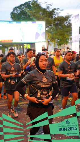Race photo from Mangkunegaran Run 2025