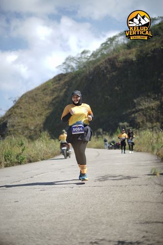 Race photo from Kelud Vertical Challenge 2024