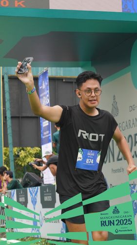 Race photo from Mangkunegaran Run 2025