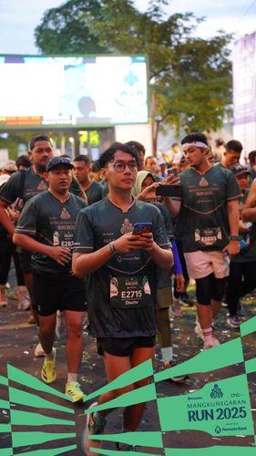 Race photo from Mangkunegaran Run 2025
