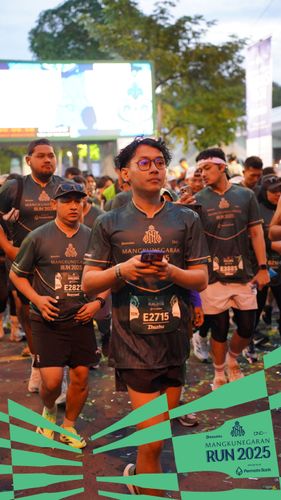 Race photo from Mangkunegaran Run 2025