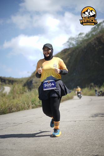 Race photo from Kelud Vertical Challenge 2024