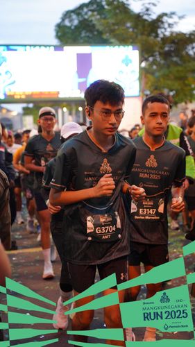 Race photo from Mangkunegaran Run 2025