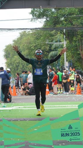 Race photo from Mangkunegaran Run 2025