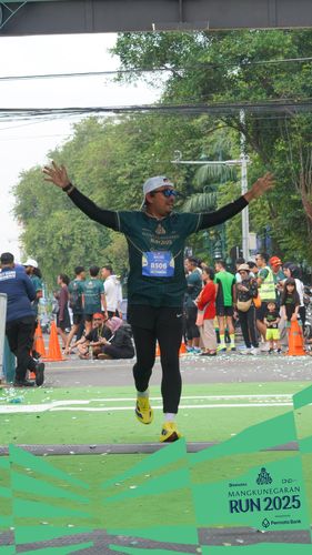 Race photo from Mangkunegaran Run 2025