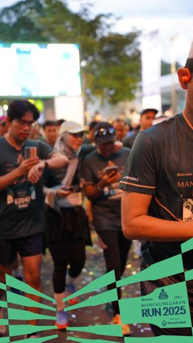 Race photo from Mangkunegaran Run 2025