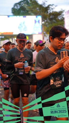 Race photo from Mangkunegaran Run 2025